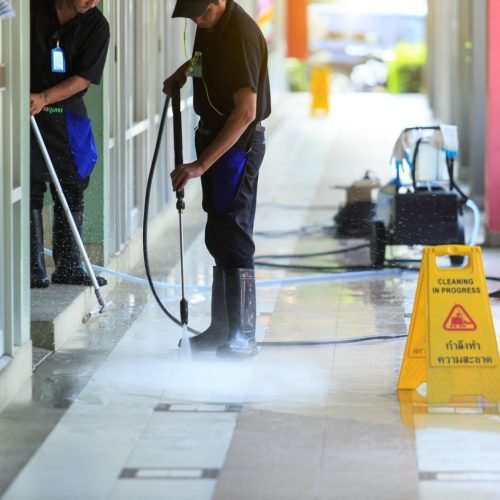 pressure-washing